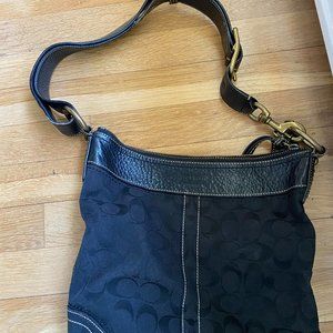 Coach Black Signature Duffle